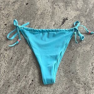 H&M Turquoise Side Tie Bikini Bottom
